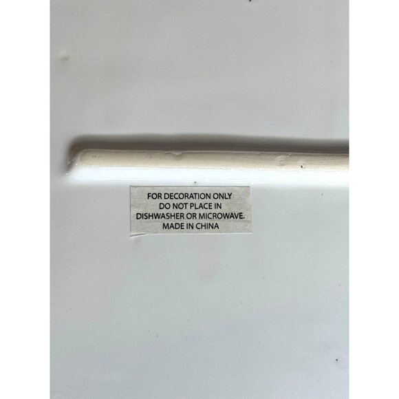 Metallic Frost Square Platter With Gold & Silver Snowflake Design - Picture 10 of 10